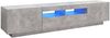 VidaXL TV-Schrank mit LED-Leuchten Betongrau, 40 x 35 x 180 cm Bild 2
