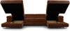 AX LIVING Sofa U Form mit Schlaffunktion Arborio U 352 cm in Ziegelrot Bild 5