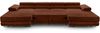 AX LIVING Sofa U Form mit Schlaffunktion Arborio U 352 cm in Ziegelrot Bild 3