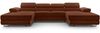 AX LIVING Sofa U Form mit Schlaffunktion Arborio U 352 cm in Ziegelrot Bild 2