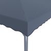 vidaXL Pavillon 300 x 300 cm Anthrazit Aluminium 48059 Bild 3