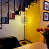 s.luce Atom LED-Stehleuchte aus Metall mit Touchdimmer Schwarzchrom, Schwarz Ø 70cm Bild 4