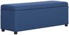 vidaXL Bank mit Staufach 116 cm Blau Polyester 281321 Bild 4
