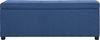 vidaXL Bank mit Staufach 116 cm Blau Polyester 281321 Bild 2