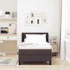 vidaXL Boxspringbett mit Kopfteil Dunkelbraun 200 x 90 cm Stoff 3341023 Bild 3