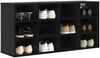 vidaXL Schuhschrank mit Regal Schwarz Eichen-Optik 103 x 30 x 51 cm 875211 Bild 3