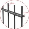 Floraworld Doppelstabmatte-Zaun Comfort 201 x 83 cm anthrazit Bild 3