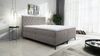 AX LIVING Boxspringbett 140x200 mit Bettkasten Palmeria in Graubeige Bild 3
