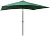 vidaXL Sonnenschirm mit LEDs und Stahl-Mast Grün 2x3 m 313786 Bild 4