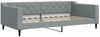 vidaXL Tagesbett Ausziehbar Hellgrau 100x200 cm Stoff 3197431 Bild 4