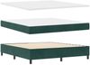 vidaXL Boxspringbett mit Kopfteil Dunkelgrün 200 x 180 cm Samt 3344531 Bild 4