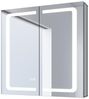 SONNI Spiegelschrank spiegelschrank bad mit beleuchtung 65 breit, Badezimmer, Aluminum Beschlagfrei mit Touchschalter Bild 5