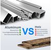 SONNI Spiegelschrank spiegelschrank bad mit beleuchtung 65 breit, Badezimmer, Aluminum Beschlagfrei mit Touchschalter Bild 2