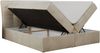 Boxspringbett Polsterbett mit Multipocket-Matratze und Topper - DIEGOS - 180x200cm - Beige Velours - H3 Bild 4