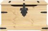 vidaXL Truhe Corona 78x78x45 cm Massivholz Kiefer 4002771 Bild 4