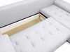 AX LIVING Manisa Wohnzimmer Couch L Form Couch hellgraues Schlafsofa R Bild 4