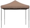 vidaXL Pop-Up Partyzelt, faltbar, Stahl / PE, Braun, ohne Seitenteile, 315 x 292 x 292 cm Bild 4