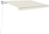 Gelenkarmmarkise Automatisch 300x250 cm Creme Bild 2
