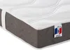 Vente-unique - VICTOIRE Matratze Stoff Weiß - B 70 cm x H 18 cm x L 190 cm Bild 2