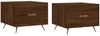 vidaXL Couchtische 2 Stk. Braun Eichen-Optik 50x50x40 cm Holzwerkstoff 829347 Bild 2