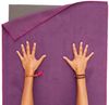 bodhi Sporthandtuch Yogatuch GRIP ² - Zweifarbig grau/aubergine Bild 4