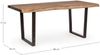 Esstisch Reminia aus Akazienholz, modernes Design mit V-Gestell, naturfarben, 180 cm Bild 4
