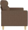 vidaXL 3-Sitzer-Sofa Braun 180 cm Stoff, Braun, 198x80 cm Bild 4