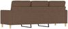 vidaXL 3-Sitzer-Sofa Braun 180 cm Stoff, Braun, 198x80 cm Bild 5