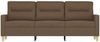 vidaXL 3-Sitzer-Sofa Braun 180 cm Stoff, Braun, 198x80 cm Bild 3