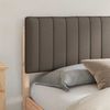 vidaXL Bettgestell mit gepolstertem Kopfteil Taupe 150 x 200 cm 878042 Bild 3