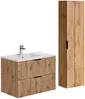 Vente-unique - ZEVARA Bathroom furniture set Holz, Platte Beige - B 46 cm x H 57 cm x L 80 cm Bild 2