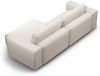 Micadoni Ecksofa Victor 3-Sitzer Rechts Strukturierter Stoff Helles Beige Bild 4