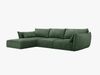 Micadoni Ecksofa Kaelle 4-Sitzer Links Chenille Over The Horizon Flaschengrün Bild 2