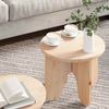 vidaXL Couchtisch 2 pcs Natur Massivholz Kiefer 873553 Bild 4