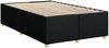 vidaXL Boxspringbett mit Matratze Schwarz 120x190 cm Stoff 3285361 Bild 5
