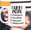 MoonWorks Tasse Kaffee-Tasse Abitur 2026 - Geschenk Abschluss Abiturienten - To Do, Keramik Bild 2
