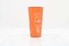 100x Kaffeebecher Perfect Blend Papierbecher PE beschichtet 22 oz / 650ml Orange Bild 2
