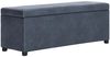 vidaXL Bank mit Staufach 116 cm Grau Wildleder-Optik 281316 Bild 4