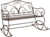 vidaXL Gartenbank Antikbraun Stahl 42038700 Bild 2