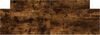 vidaXL Bettgestell mit Kopf- und Fußteil Räuchereiche 140x200 cm 3203751 Bild 4