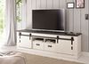 TV-Lowboard Stove in weiß Pinie und anthrazit Landhaus 201 x 61 cm Bild 4
