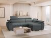 Ecksofa Boston Mini mit Schlaffunktion, Bettkasten, Einstellbare Kopfstützen (Farbe: Flow 21, Seite: Rechts, 2r+LC) Bild 2