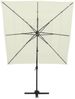 vidaXL Sonnenschirm mit Aluminium-Mast 4-lagig Sandfarben 250x250 cm 313820 Bild 5