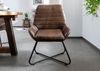Stuhl Echtleder 59x68x93 dunkelbraun IRON LABEL #16 Bild 3
