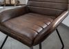 Stuhl Echtleder 59x68x93 dunkelbraun IRON LABEL #16 Bild 4