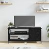 TV-Schrank, TV-Lowboard Schwarz Eichen-Optik 100x40x45 cm Holzwerkstoff Bild 4