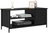 TV-Schrank, TV-Lowboard Schwarz Eichen-Optik 100x40x45 cm Holzwerkstoff Bild 3