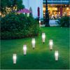 Solar-Gartenleuchten 6er-Set Solarlampe Gartenlampe Außenleuchte Gehwegleuchte Bild 3
