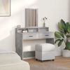 vidaXL Schminktisch Beton Grau 100 x 41 x 140 cm Holzwerkstoff 865148 Bild 4