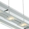 LED Pendelleuchte Glas, chrom, L 87 cm Bild 3